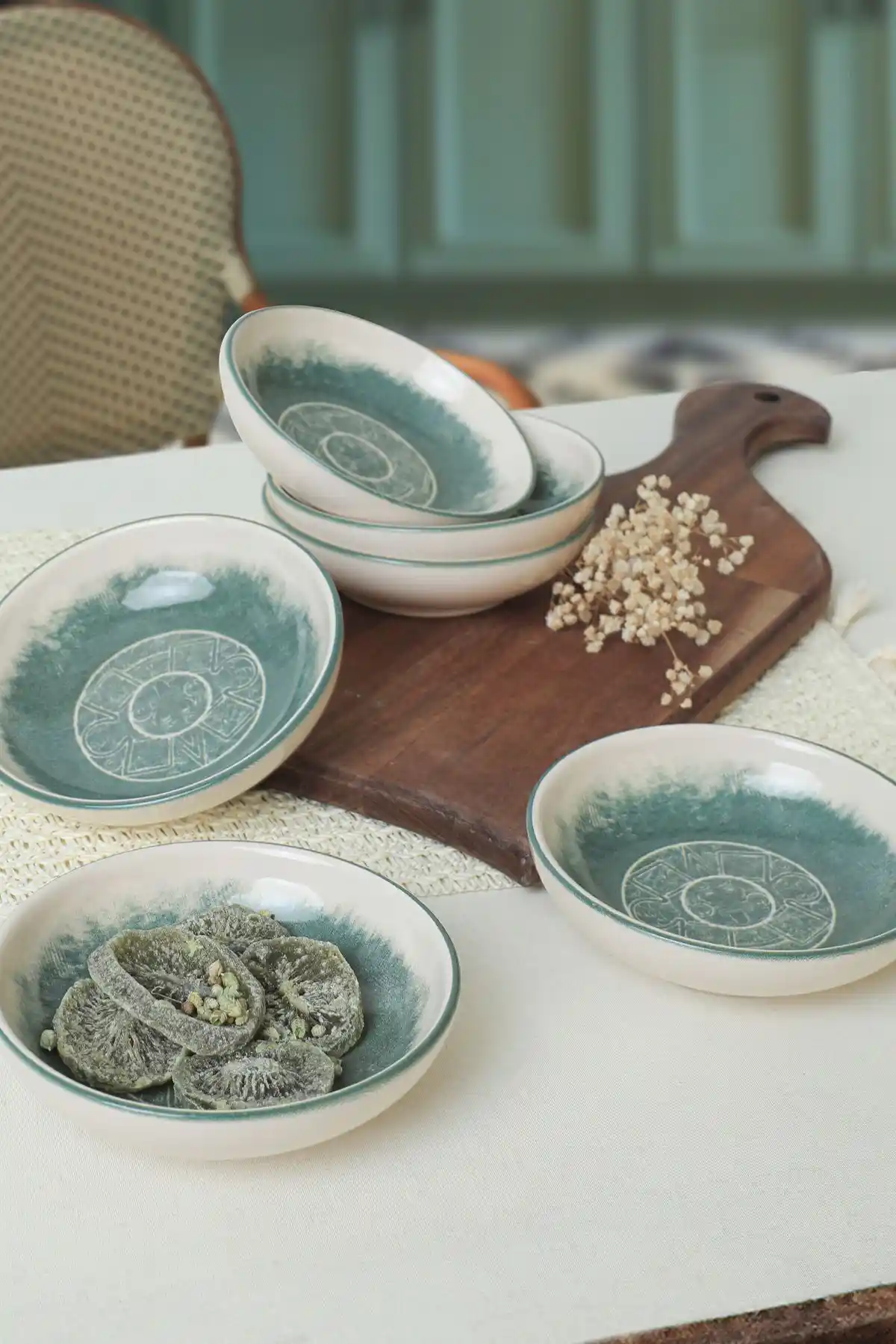 Keramika Maya Seramik Çerezlik ve Sosluk Seti: Estetik ve Dayanıklı Mutfak Aksesuarları