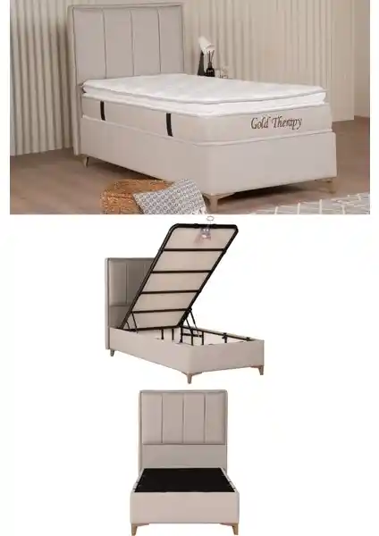 Kilim Mobilya Gold Therapy 2'li Set: Modern ve Fonksiyonel Yatak Odası Çözümü