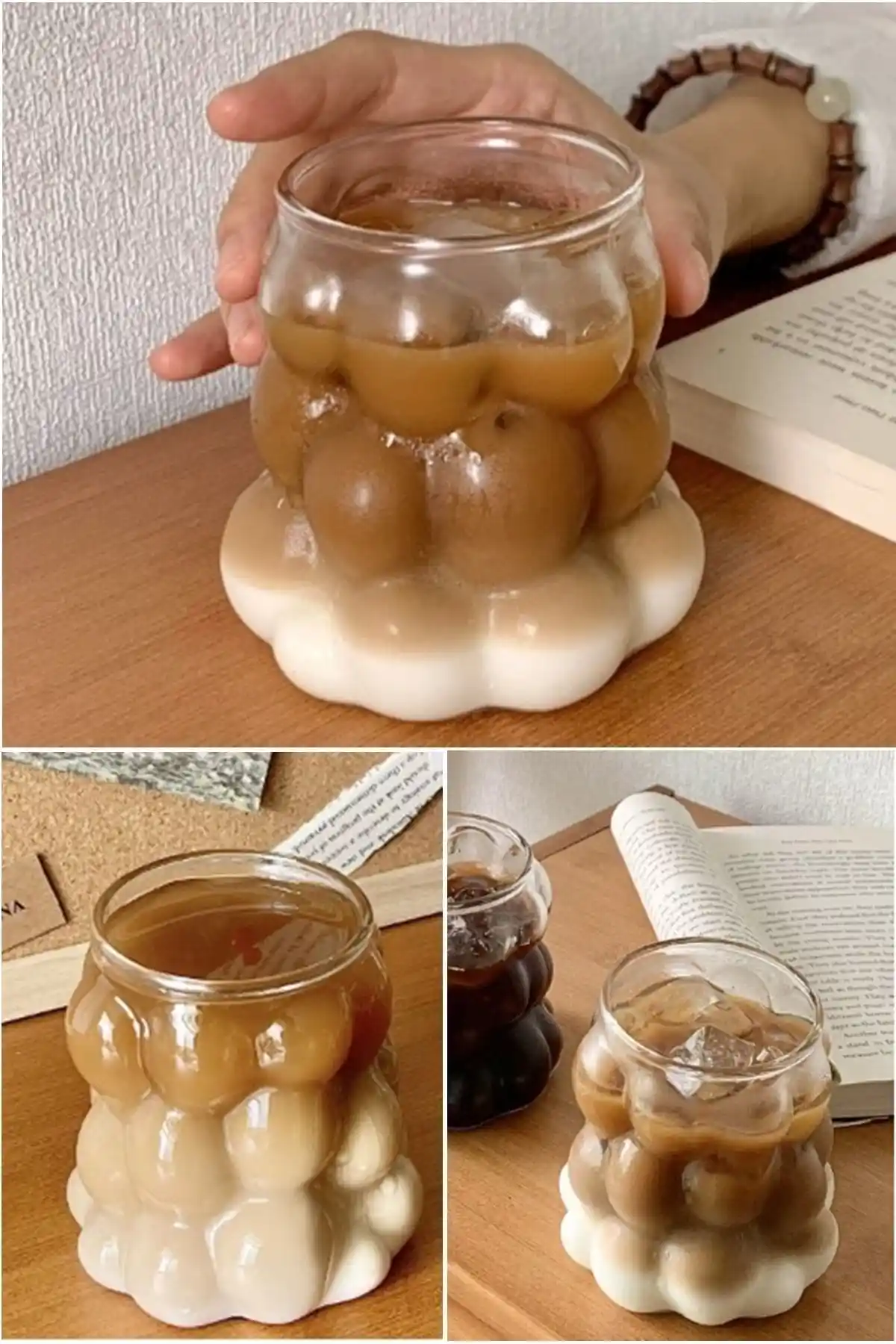 Kitchen Beauty Isıya Dayanıklı Borosilikat Boncuk Şekilli Bardak: Estetik ve Fonksiyonellik Bir Arada