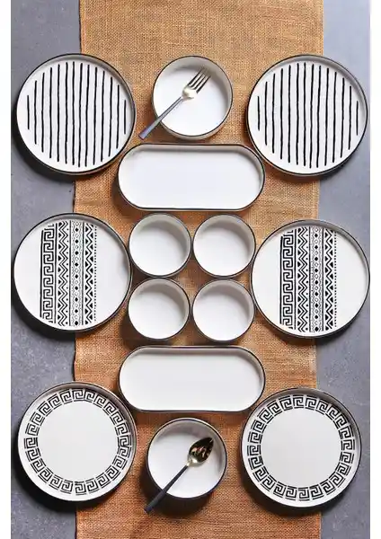 Kitchen Life 14 Parça Sio Savior Kahvaltı Takımı Estetik ve Fonksiyonel Tasarım