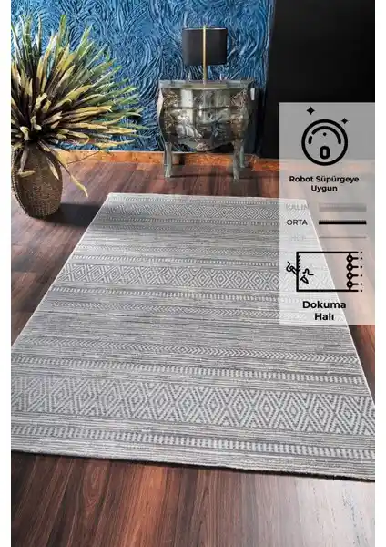 Konfor 4480 Modern Dokuma Halı: Şıklık ve Dayanıklılığı Bir Arada Sunar