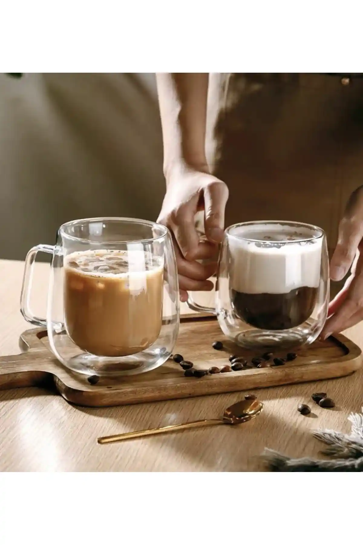 Küçük EW Çift Cidarlı Isıya Dayanıklı Cam Kupa Seti Detaylı İnceleme