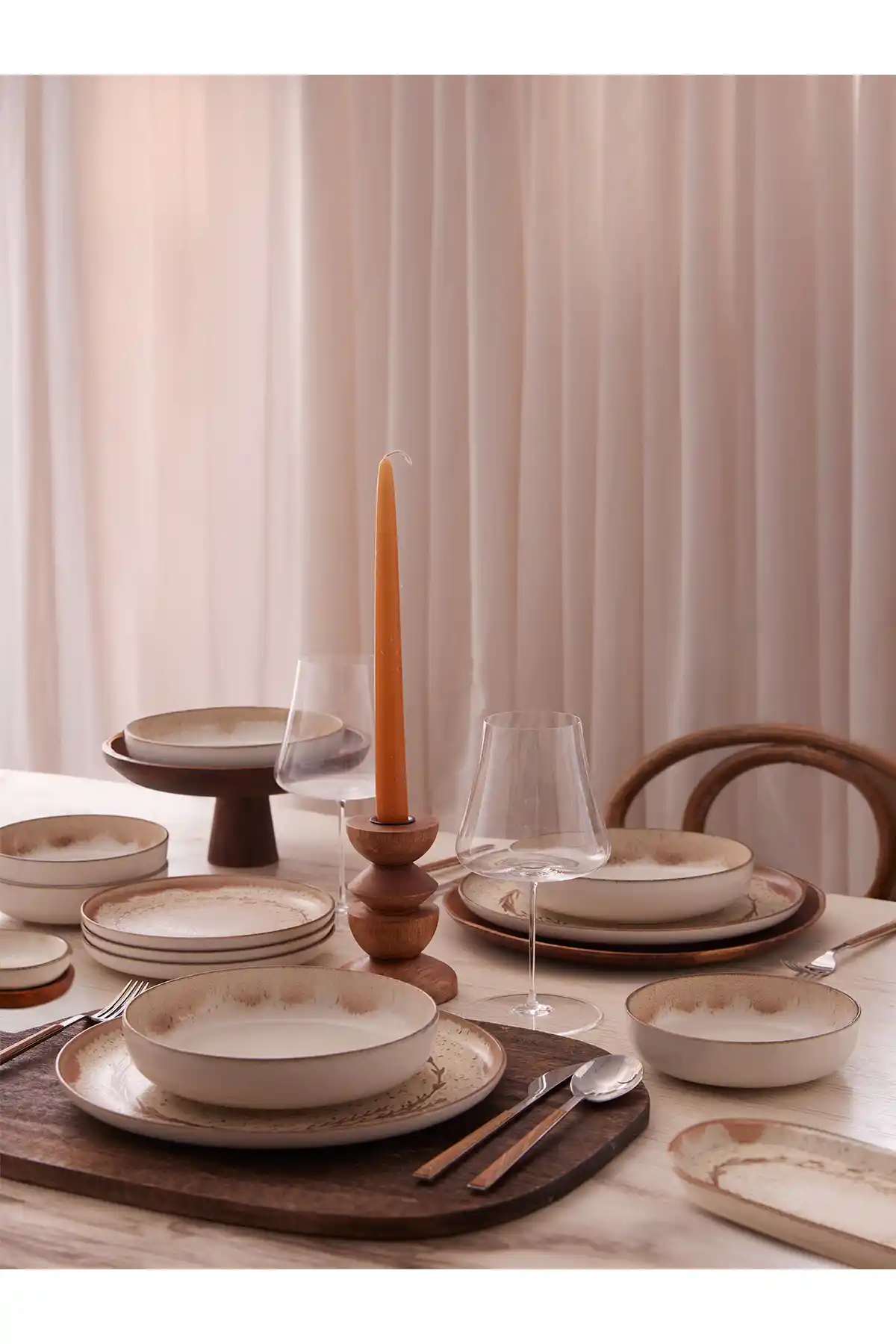 Kütahya Porselen Moderna 30 Parça Yemek Takımı Şık ve Dayanıklı Tasarım