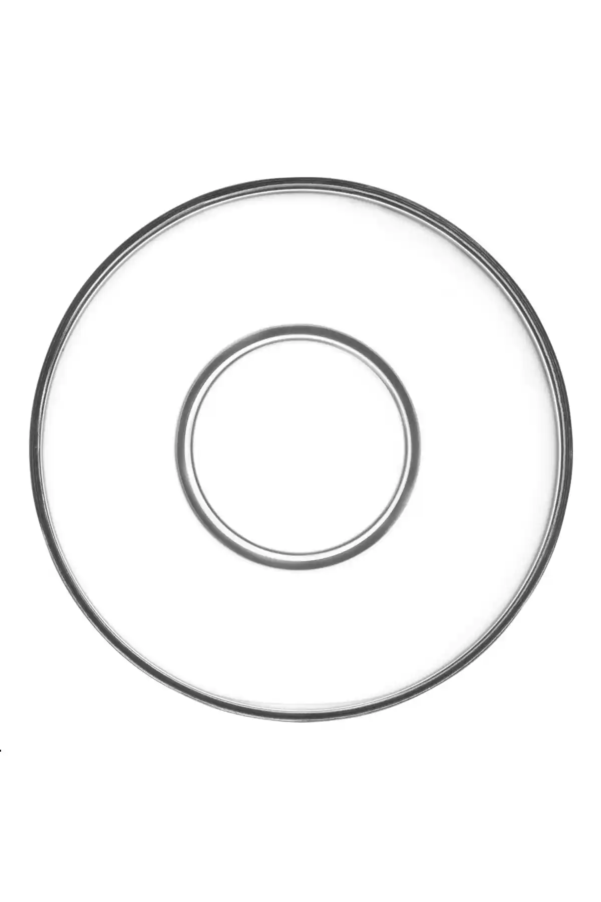 LAV Demet Cam Çay Tabağı 6 Kişilik Modern ve Şık Tasarım Çay Seti