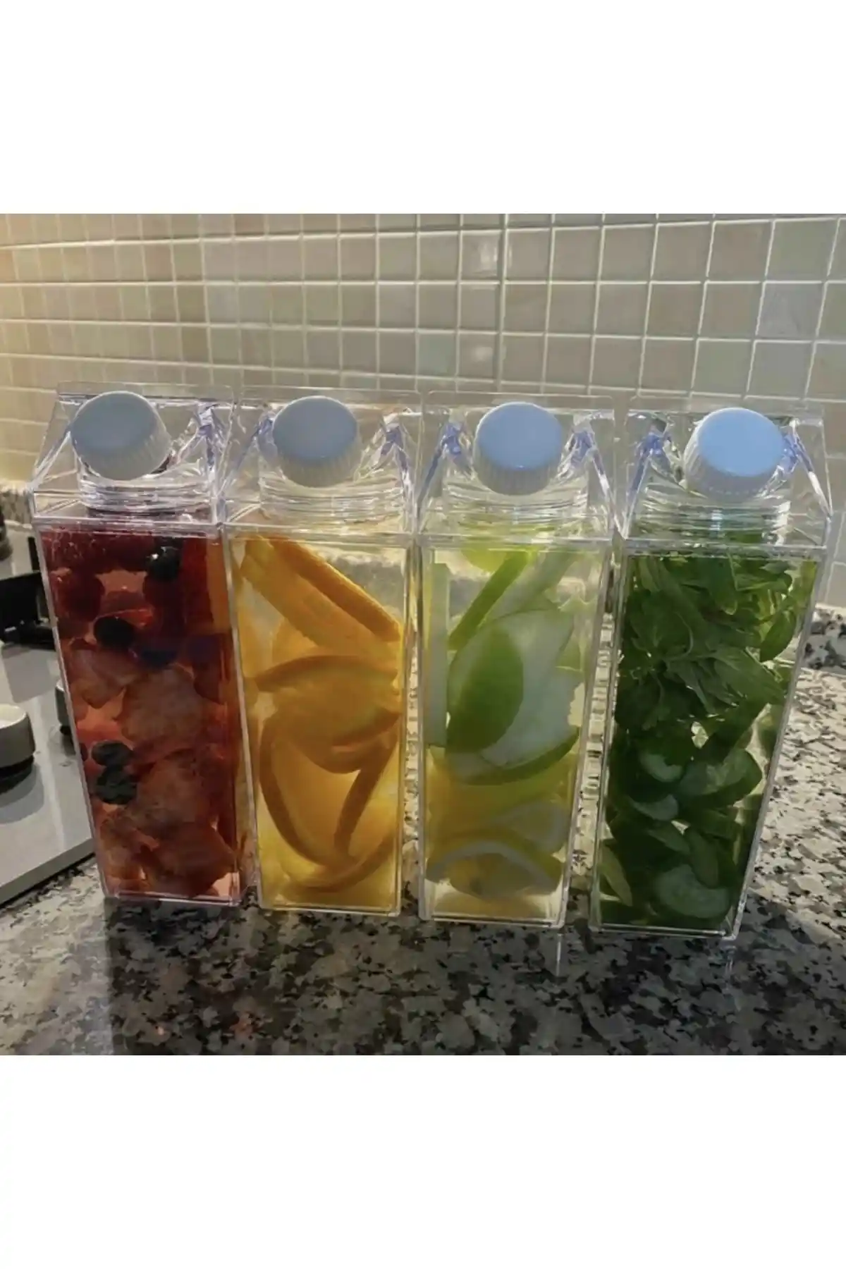 M Mimoza Park 500ml Mika Süt Kutu Tasarımlı Su Kahve Içecek Şişesi İnceleme ve Özellikler