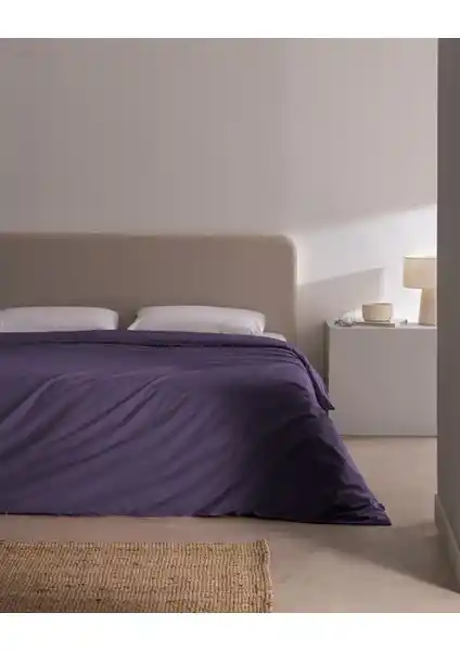 Madame Coco Manon King Size Pamuk Ranforce Mor Nevresim Yatak Odası İçin Şık ve Dayanıklı Tasarım