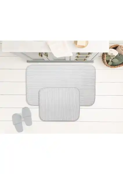 Madame Coco Mathılda 2'li Banyo Paspası: Şıklık ve Konfor Sunan Modern Tasarım