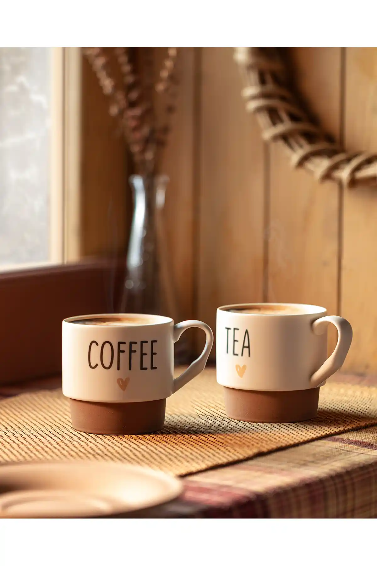 Madame Coco Naturel 2'li Kupa Seti Modern Tasarım ve Dayanıklılık Sunar