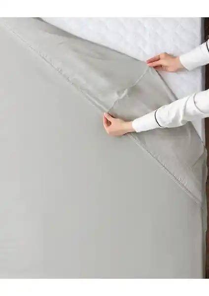 Madame Coco Tek Kişilik %100 Pamuk Penye Lastikli Çarşaf Modern ve Konforlu Tasarım