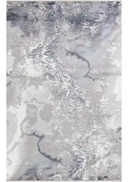 Merinos Therapy 19112 160x230 Gri Saçaklı Halı Modern ve Dayanıklı Tasarım