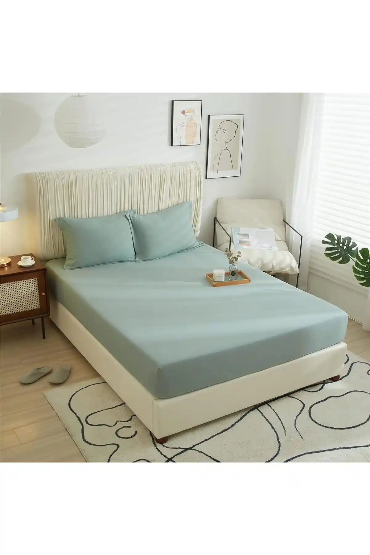 MERTİM Lastikli Pamuklu Ranforce Çarşaf: Dayanıklı ve Şık Yatak Odası Tekstili