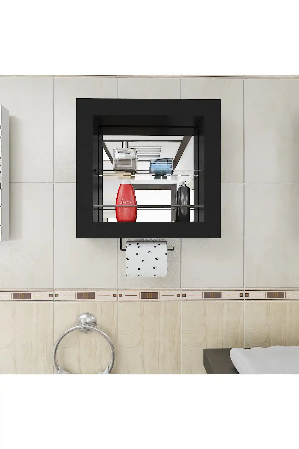 Metallica Siyah Çelik Havluluk: Modern ve Dayanıklı Tasarım ile Pratik Kullanım