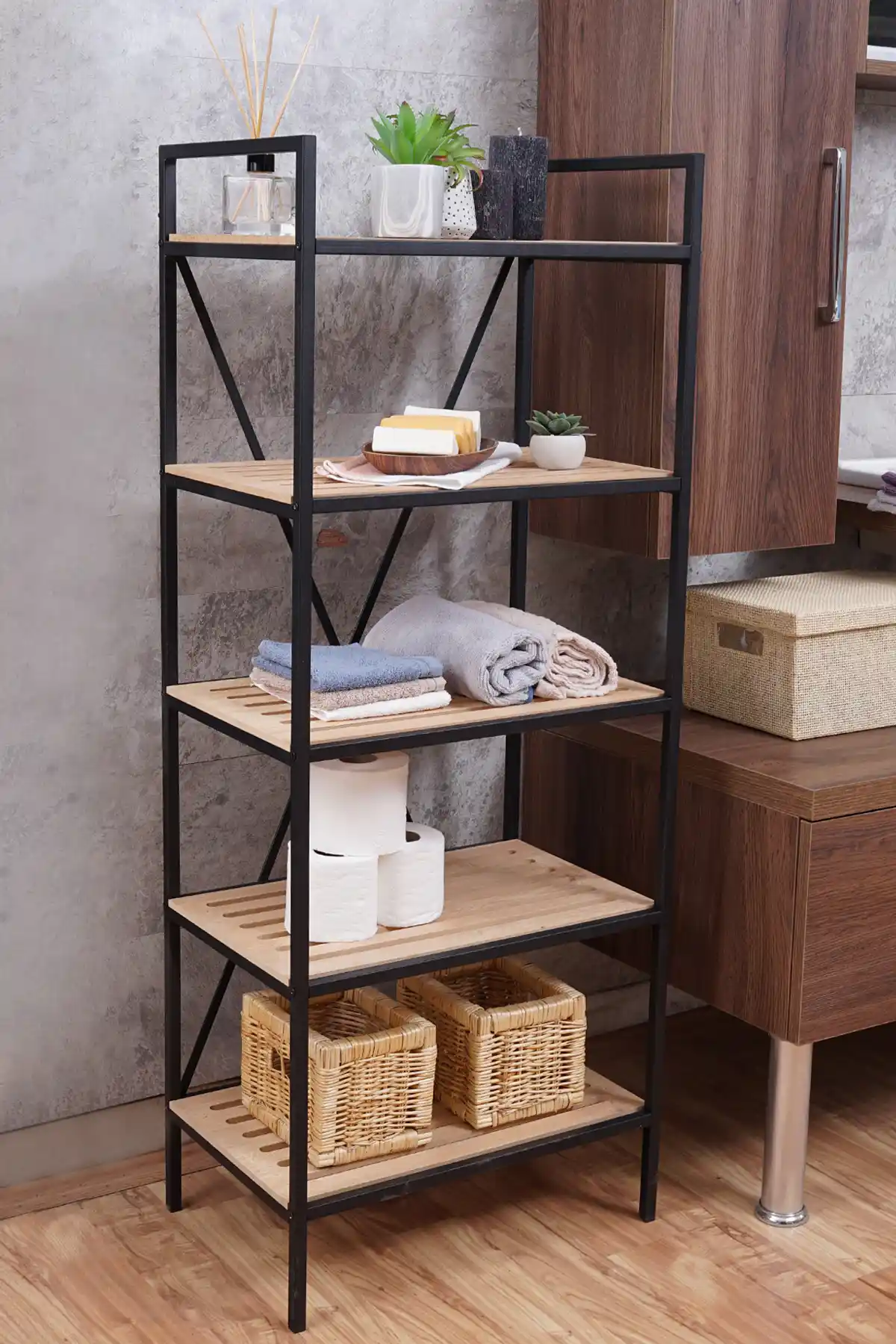 Milonsa Çok Amaçlı Banyo Düzenleyici Raf: Modern ve Dayanıklı Çok Yönlü Tasarım