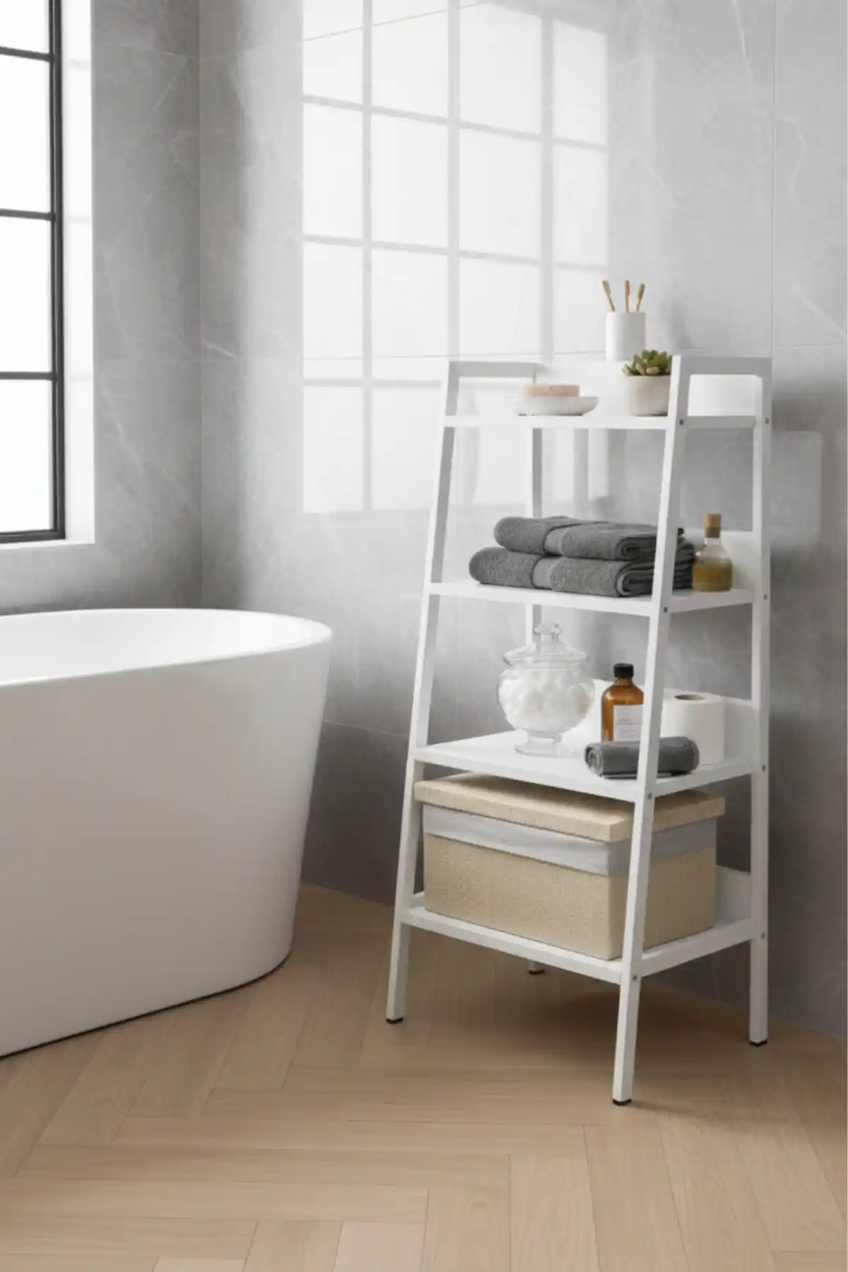 Milonsa Çok Amaçlı Banyo ve Ev Dekorasyonu İçin Fonksiyonel Raf Çözümü