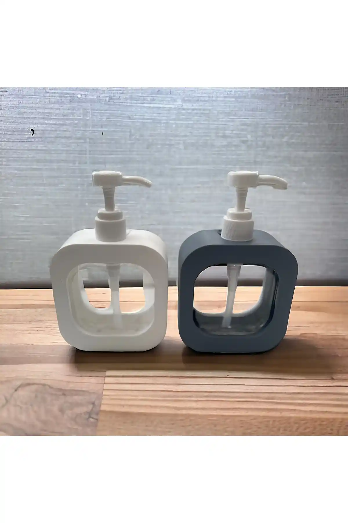 MİMOZA PARK 2'li Tezgah Üstü Sıvı Sabunluk Seti Estetik ve Kullanışlı Tasarım
