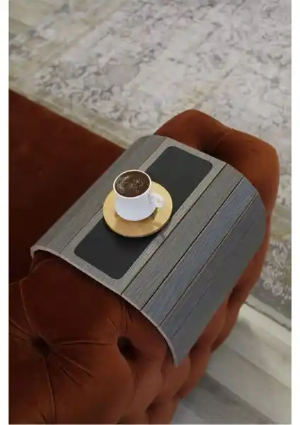 Mobitell Deri Tabanlı Kolçak Sehpası: Modern ve Çok Amaçlı Kullanım İçin Uygun Seçenek