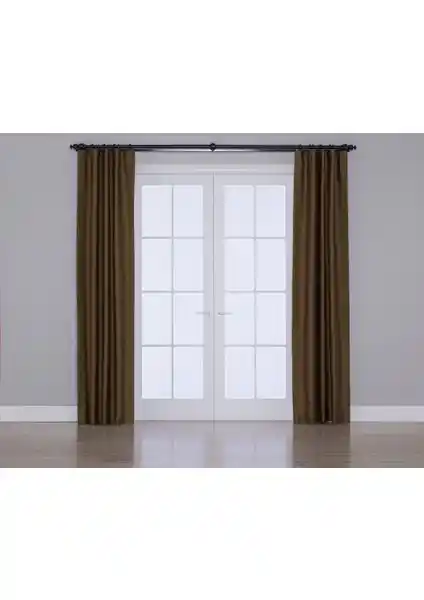 Modern Kahve Bej Gauze Blackout Perde ile Şık ve Fonksiyonel Dekorasyon Çözümü