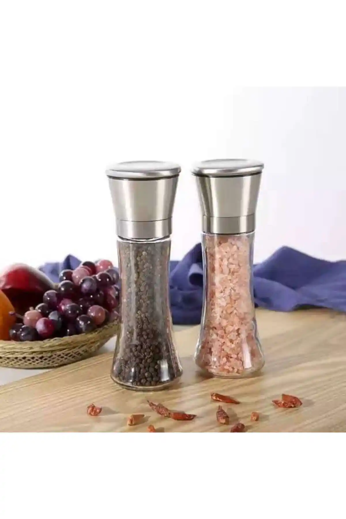 Modern ve İşlevsel Genel Markalar Karabiber Tuz Değirmeni 2'li Set Ürün Tanıtımı ve Kullanım Özellikleri