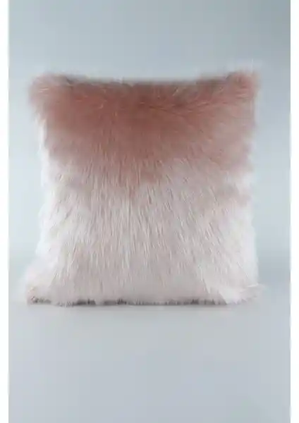 Mrs.Gugar Peluş Kırlent Kılıfı Pudra: Şık ve Konforlu Ev Dekorasyonu İçin Uygun