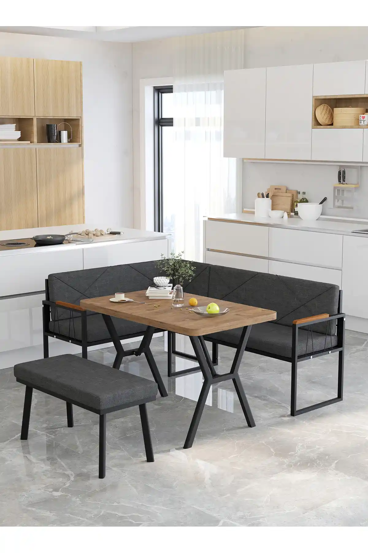 Mygusi Src 70x110 Atlantik Masalı ve Köşe Takımı: Modern Tasarım ve Dayanıklılık Özellikleri