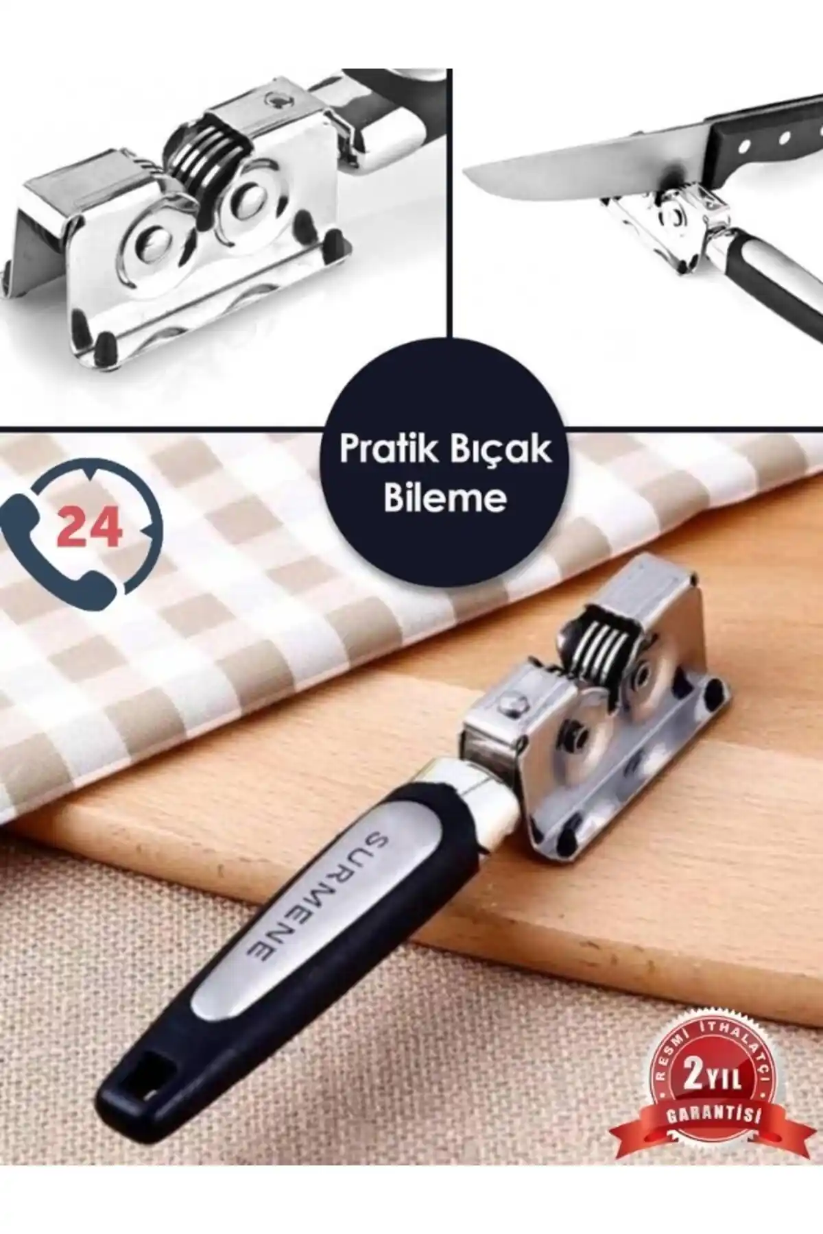 Nanopro Paslanmaz Çelik Bıçak Bileme Aparatı ile Mutfakta Keskinlik Sağlama