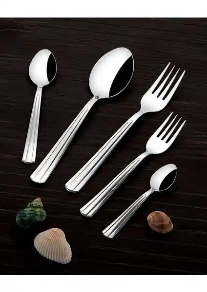 Nice Eko 30 Parça Çatal Kaşık Seti: Dayanıklı ve Şık Mutfak Gereçleri