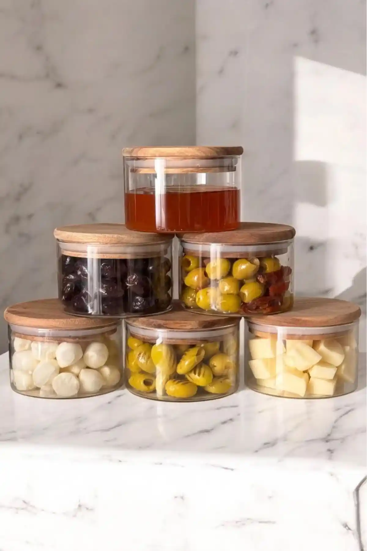 Noah Exclusive 6'lı Borosilikat Cam Kahvaltılık Seti Modern ve Dayanıklı Mutfak Çözümü