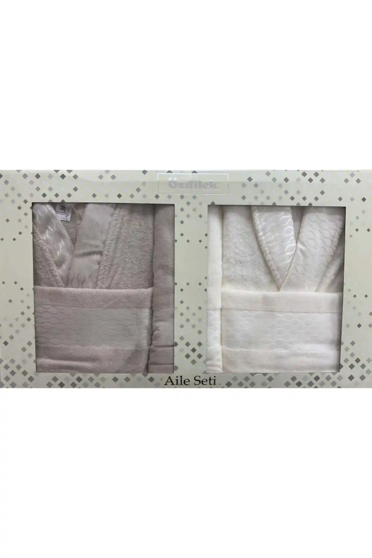 Özdilek Elissa 6 Parça %100 Pamuk Bornoz Takımı Ev ve Banyo Kullanımı İçin Uygun