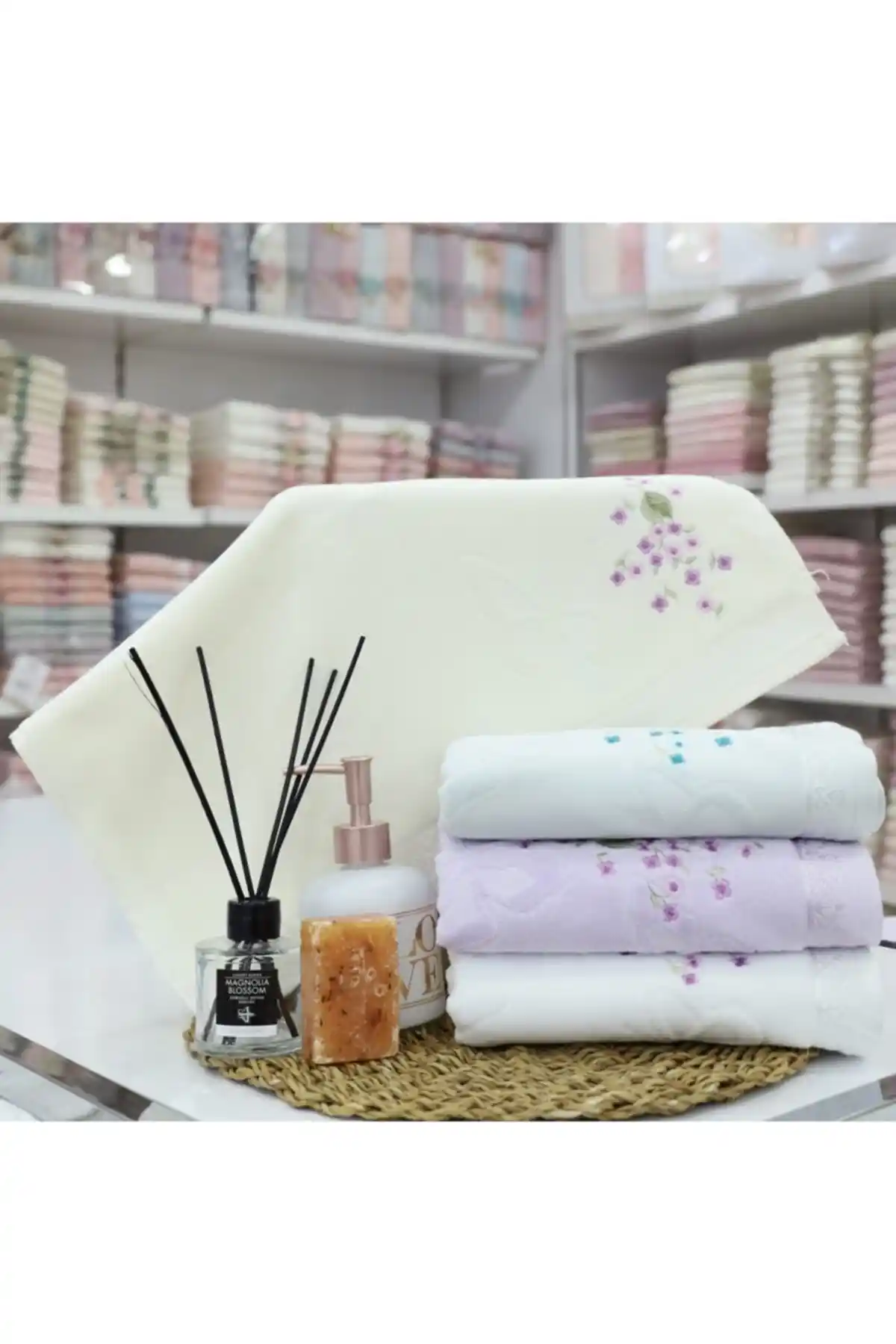 Özdilek Jasmin 50x90 Yüz Havlusu 4'lü Set Konfor ve Şıklık Sunar