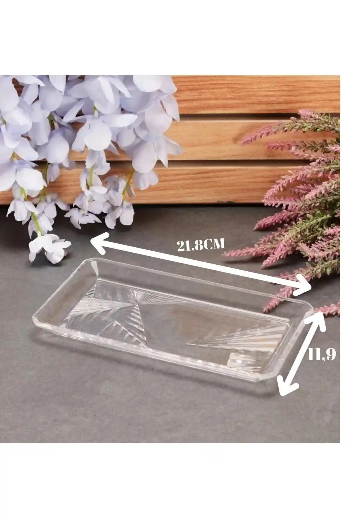 Paşabahçe Madlen 68153 Dikdörtgen Servis Tabağı Seti Modern ve Dayanıklı Tasarım