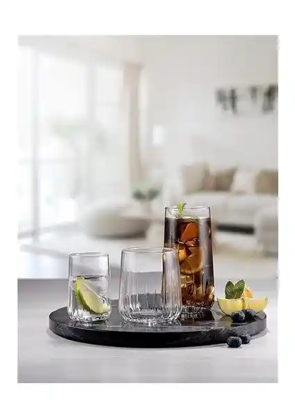 Paşabahçe Nova Su ve Kahve Yanı Bardak Takımı: Modern ve Şık 18 Parçalık Set