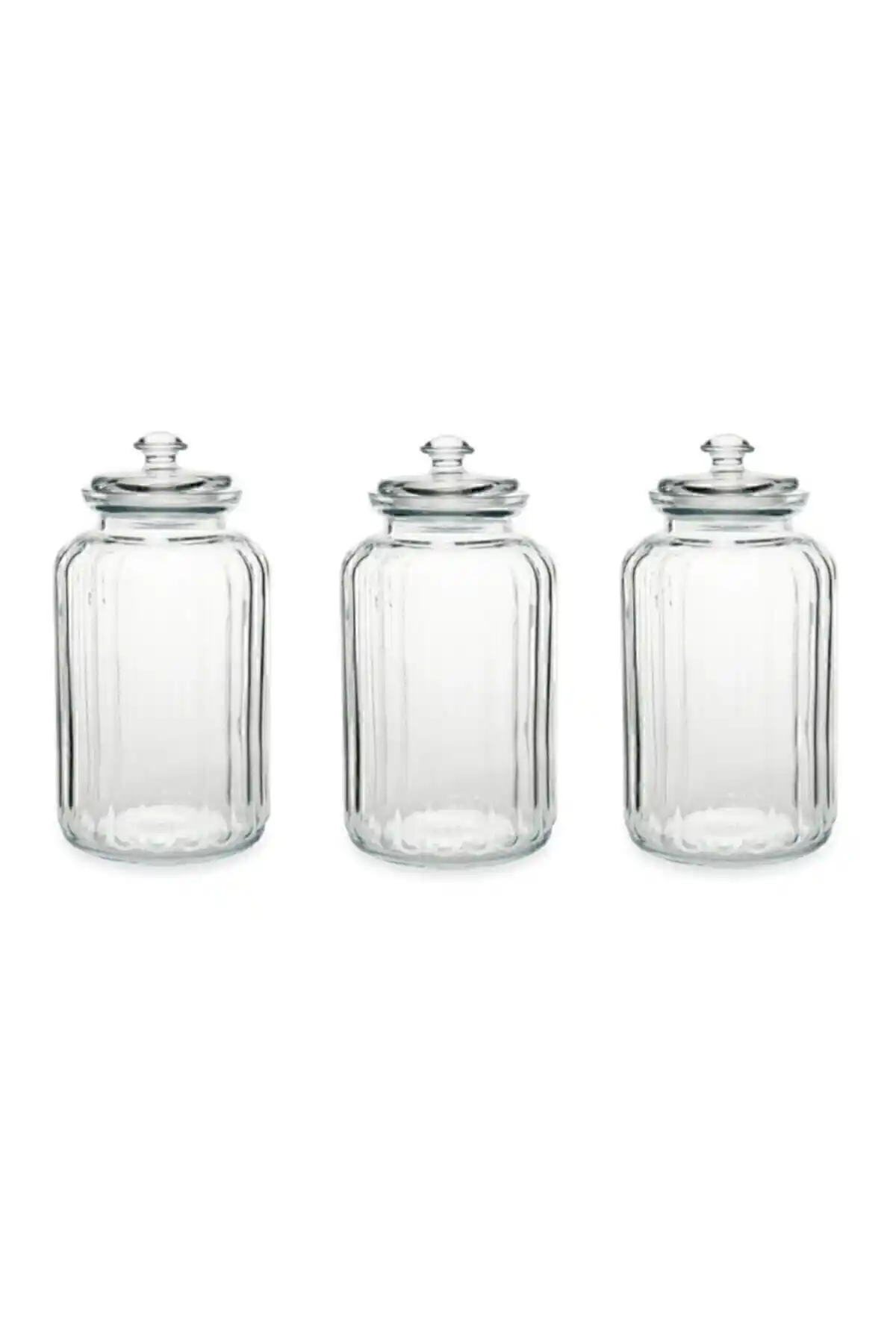 Paşabahçe Viva Cam Kavanoz Seti 4,5 Litre Kapasiteli ve Modern Tasarımıyla Mutfaklar İçin Ideal