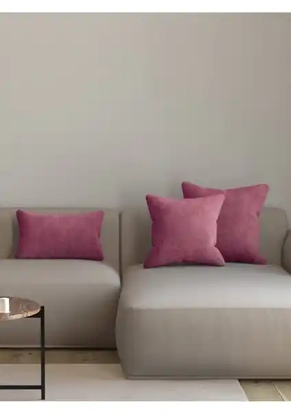 Pastel Kadife Dokulu Lavanta Pembesi Kırlent Kılıfı: Estetik ve Fonksiyonellik Bir Arada