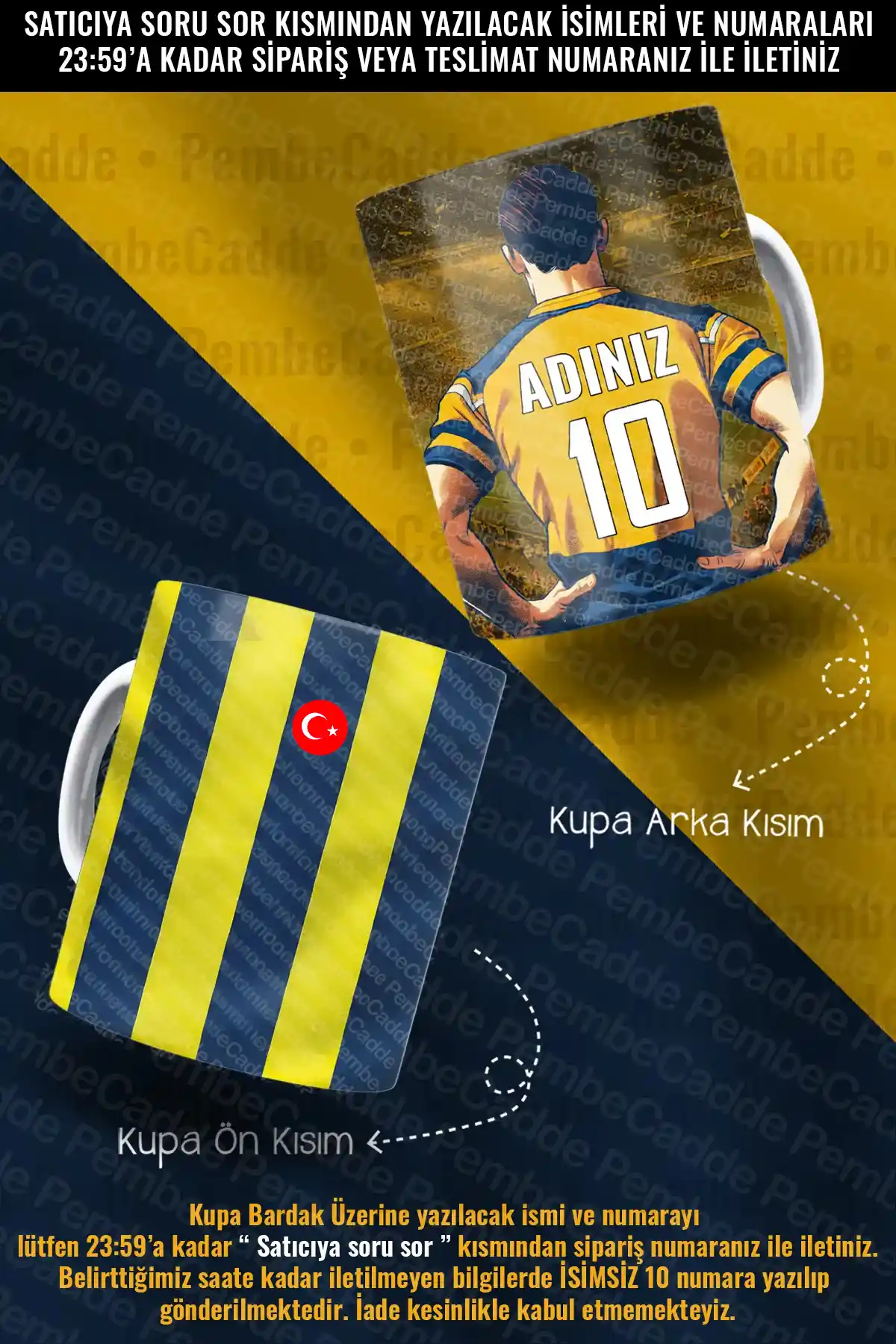 PembeCadde Tekli Adam Kupa: Kişiye Özel Tasarım ve Kaliteyle Günlük Kullanım İçin Uygun