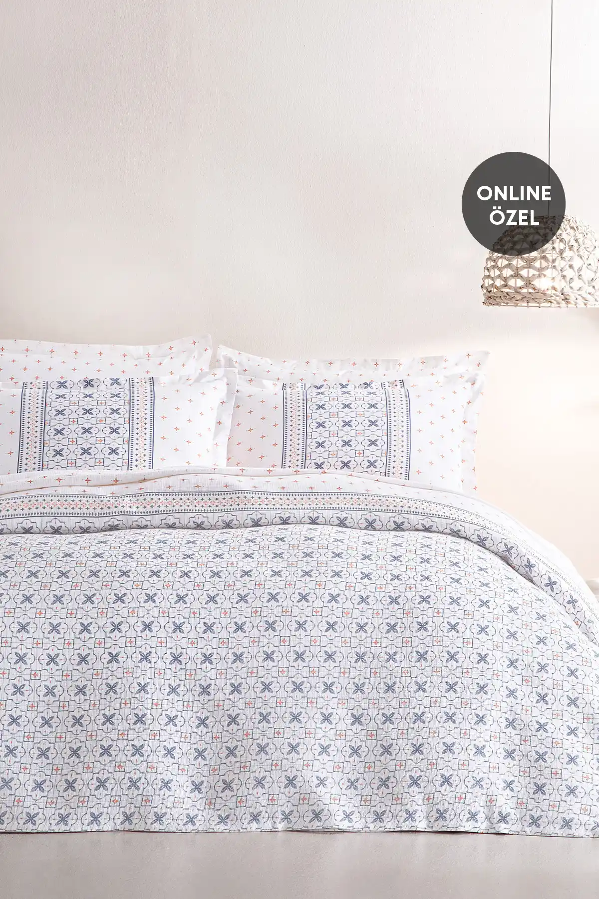 Puffy Roan Çift Kişilik Ranforce Pike Takımı - Şık ve Konforlu Yatak Seti