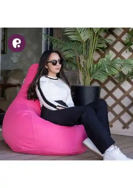 Pufumo Damla Armut Koltuk Pembe: Modern ve Dayanıklı Oturma Çözümü