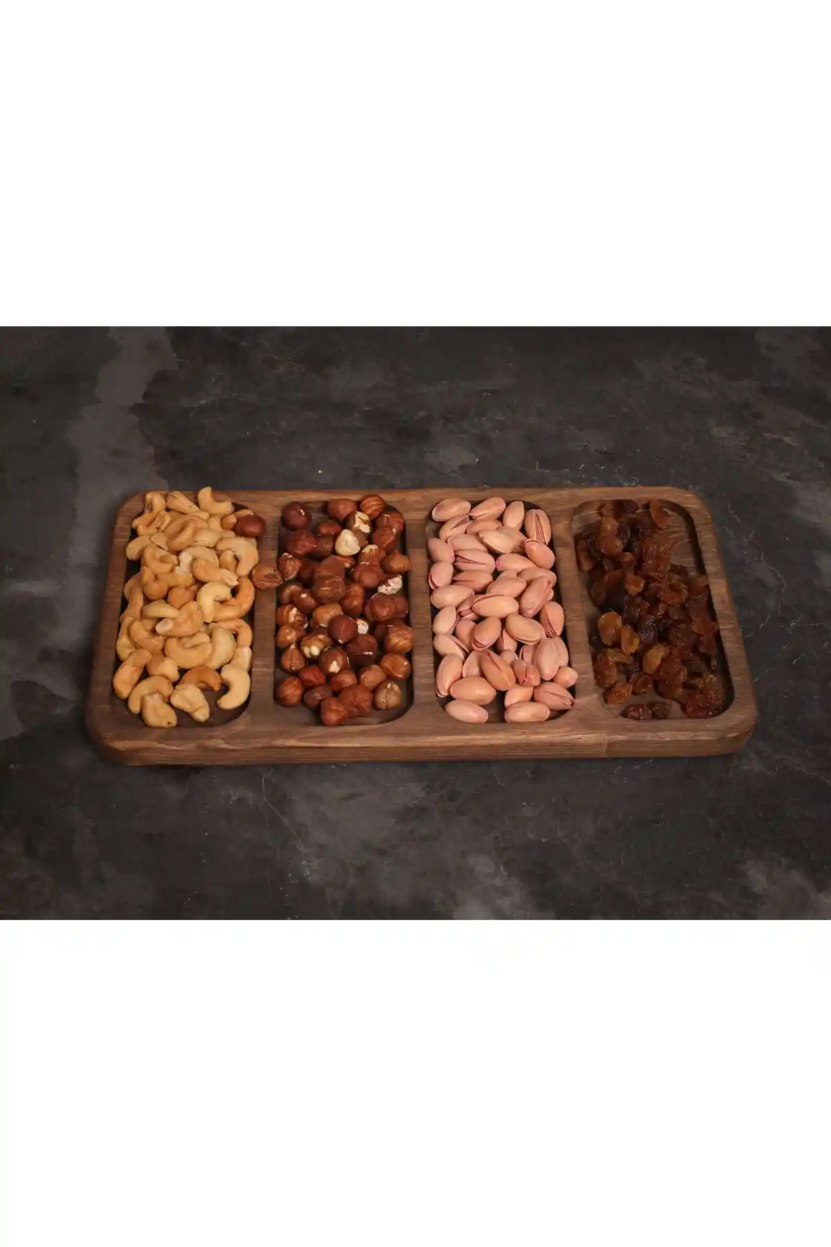 Rabo Craft Masif Ahşap Çerezlik: Estetik ve Dayanıklı Doğal Sunum Aracı