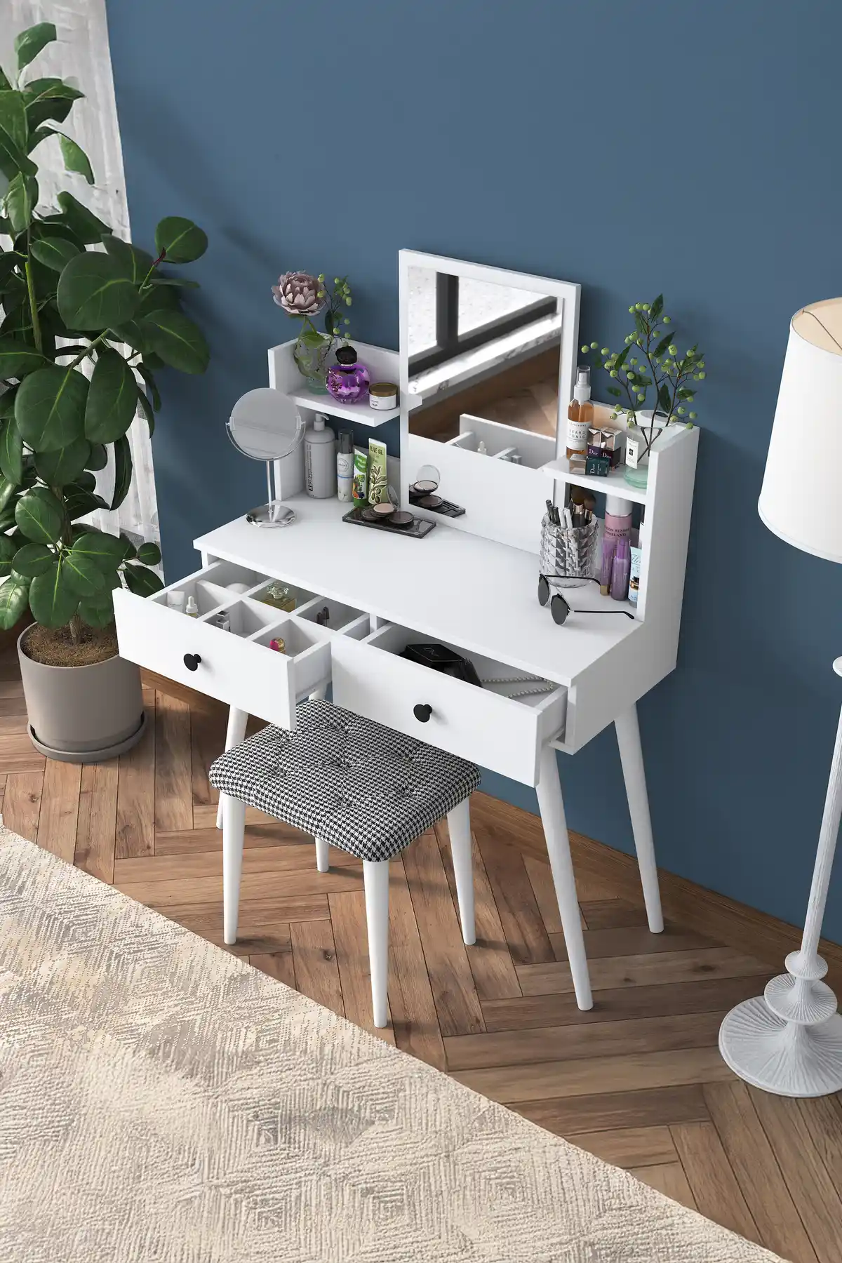 Rani Bj102 Makyaj Masası: Şık ve Fonksiyonel Modern Tasarım Çözümü