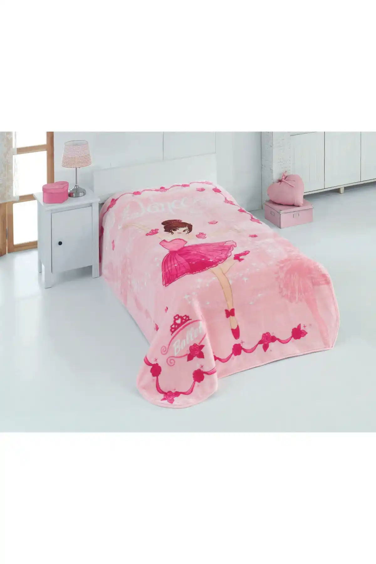 Sarar Tek Kişilik Gift Pembe Çocuk Battaniyesi: Şık ve Konforlu Tasarım Özellikleri