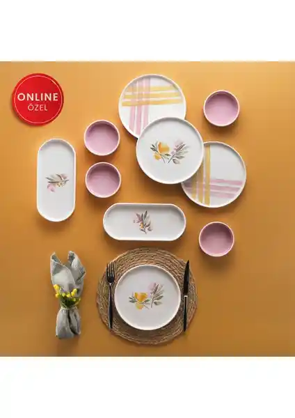 Schafer Sunny 4 Kişilik Kahvaltı Takımı Estetik ve Fonksiyonel Tasarım Özellikleri