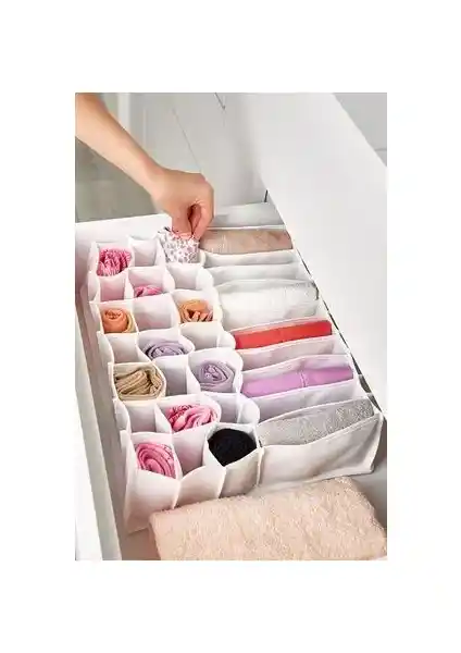 Serstil 2 Adet 31 Gözlü Çekmeceli Petek ve Cepli Organizer ile Düzeni Sağlayın