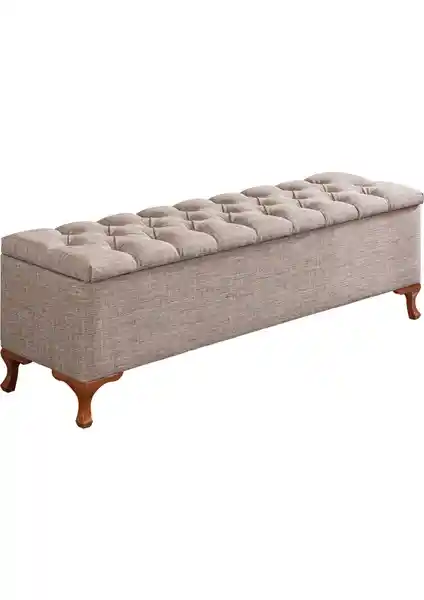 Setay Yatak Ucu Pufu Luna Bench Modern ve Fonksiyonel Dekorasyon Unsuru