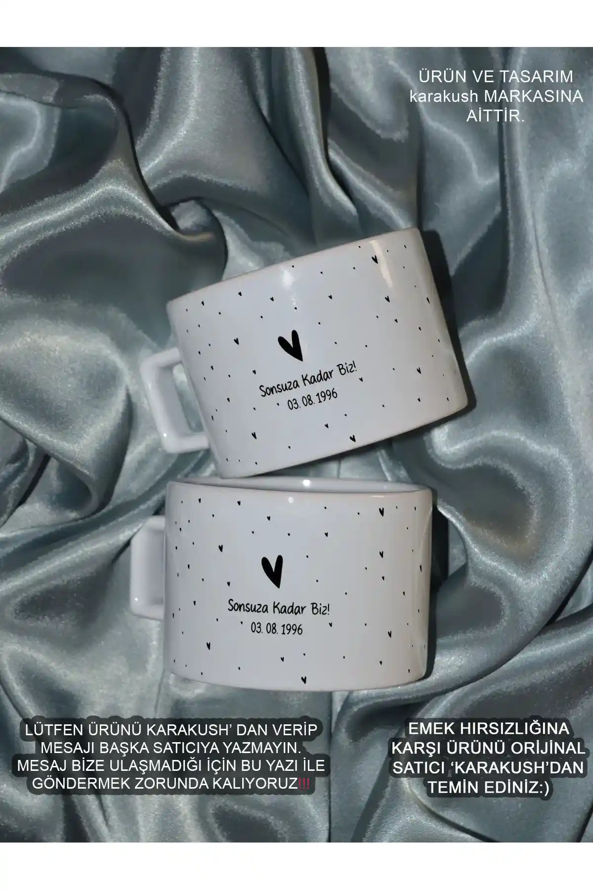 Sevgililer Günü İçin Kişiye Özel Çift Kupa Seti Romantik ve Anlamlı Hediye Seçeneği