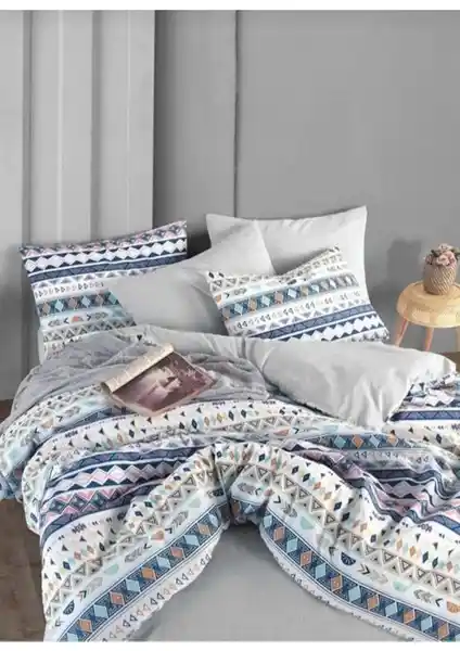 Sheri Home Çift Kişilik Lastikli Nevresim Takımı Modern ve Şık Tasarım