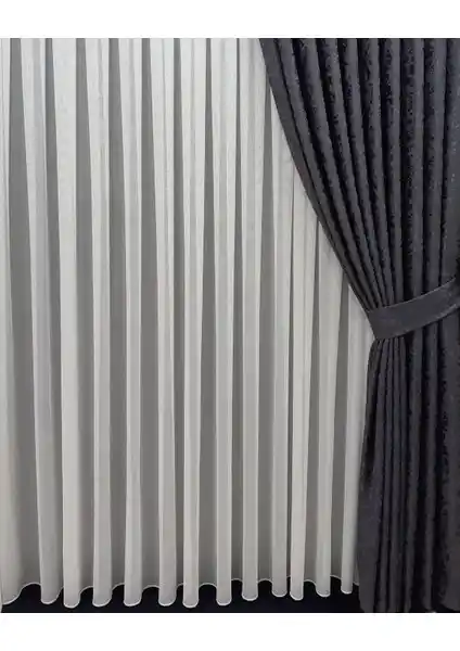 Taç Tül Titi Sık Pile Modeli: Şık ve Dayanıklı Polyester Tül Perde Özellikleri