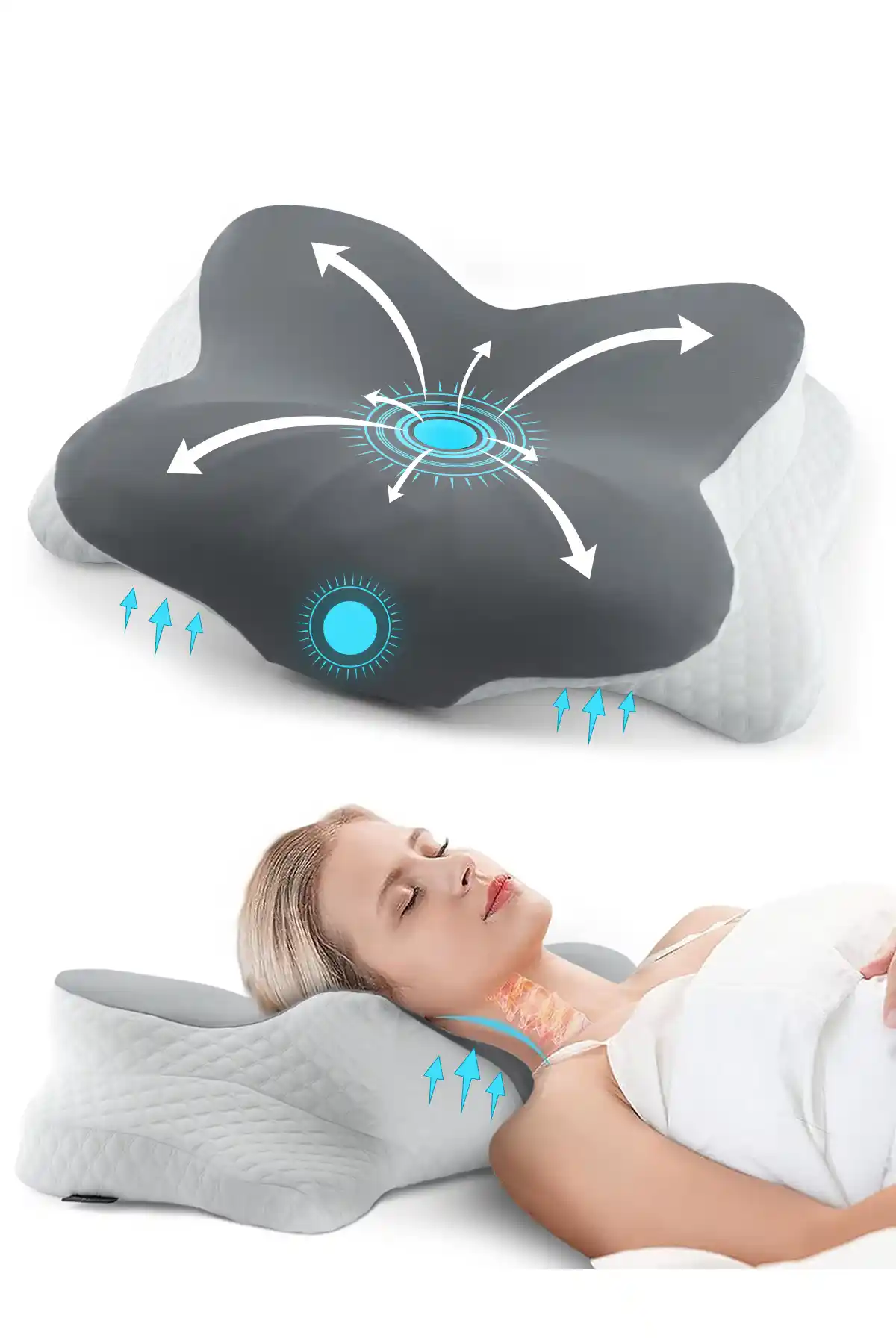 Terapise Boyun Destekli Ortopedik Visco Yastık ile Sağlıklı ve Konforlu Uyku Deneyimi