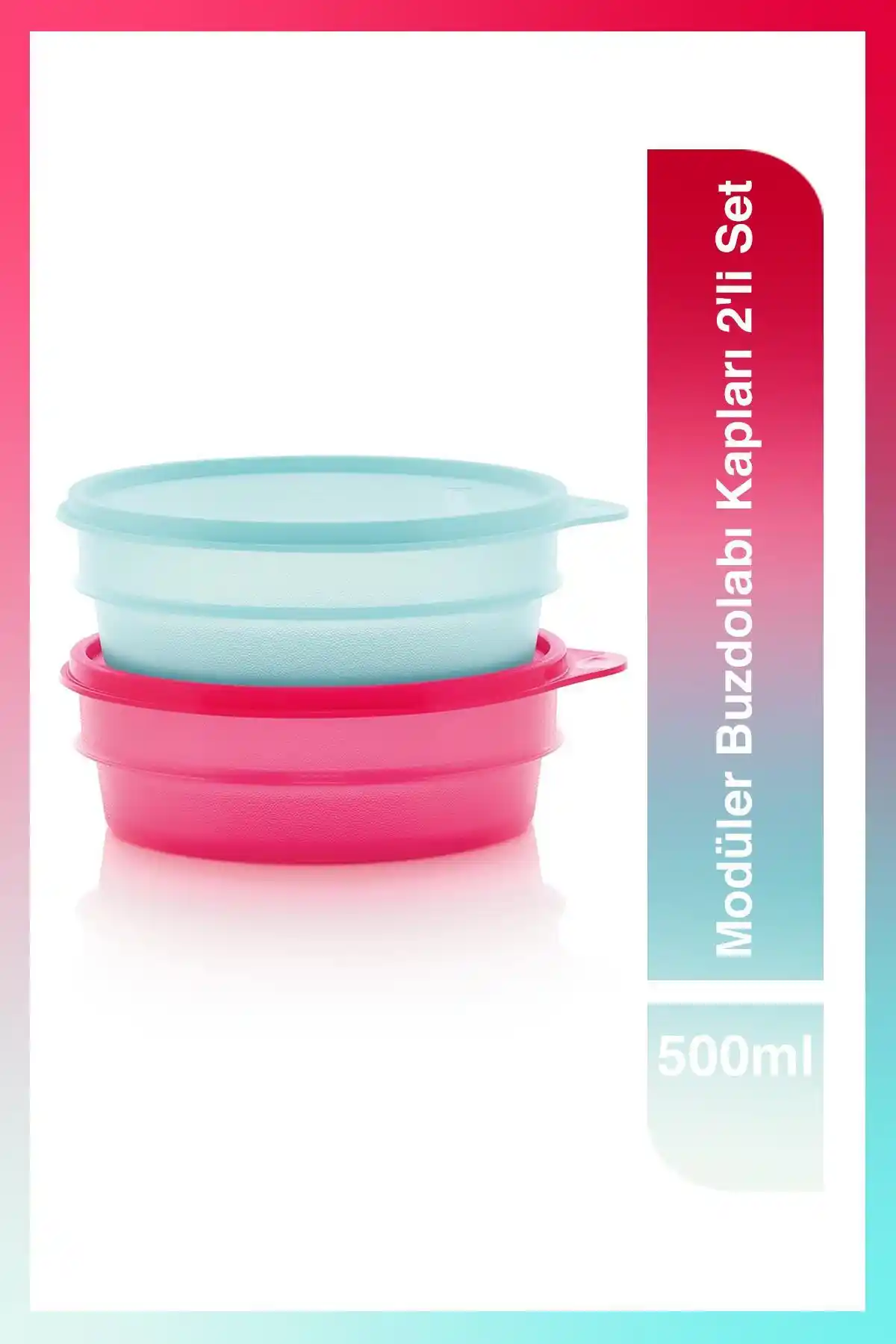 Tupperware Modüler Buzdolabı Saklama Kabı 2'li Set ile Mutfakta Düzen ve Fonksiyonellik Artışı