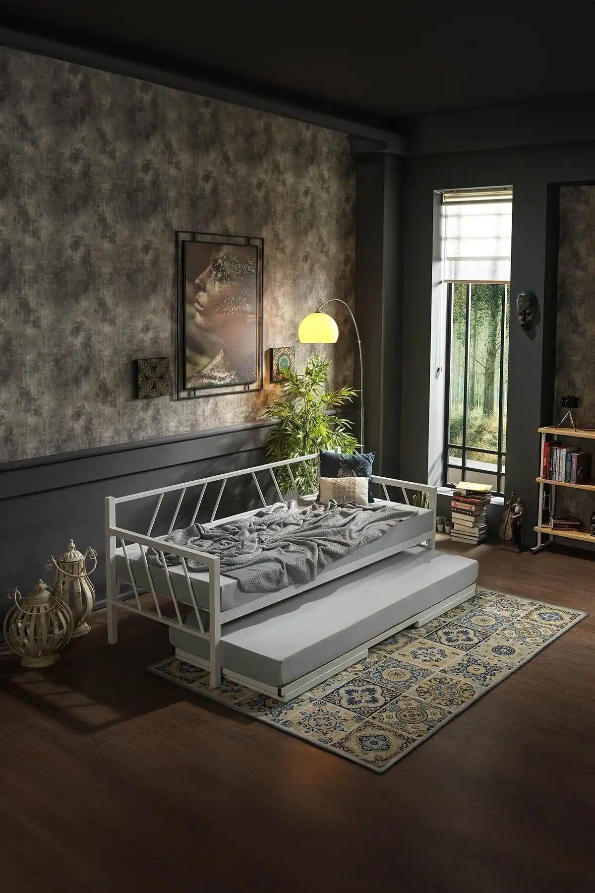 Unimet Glory Yavrulu Daybed: Modern Tasarım ve Dayanıklılığıyla Şık Yatak Çözümü