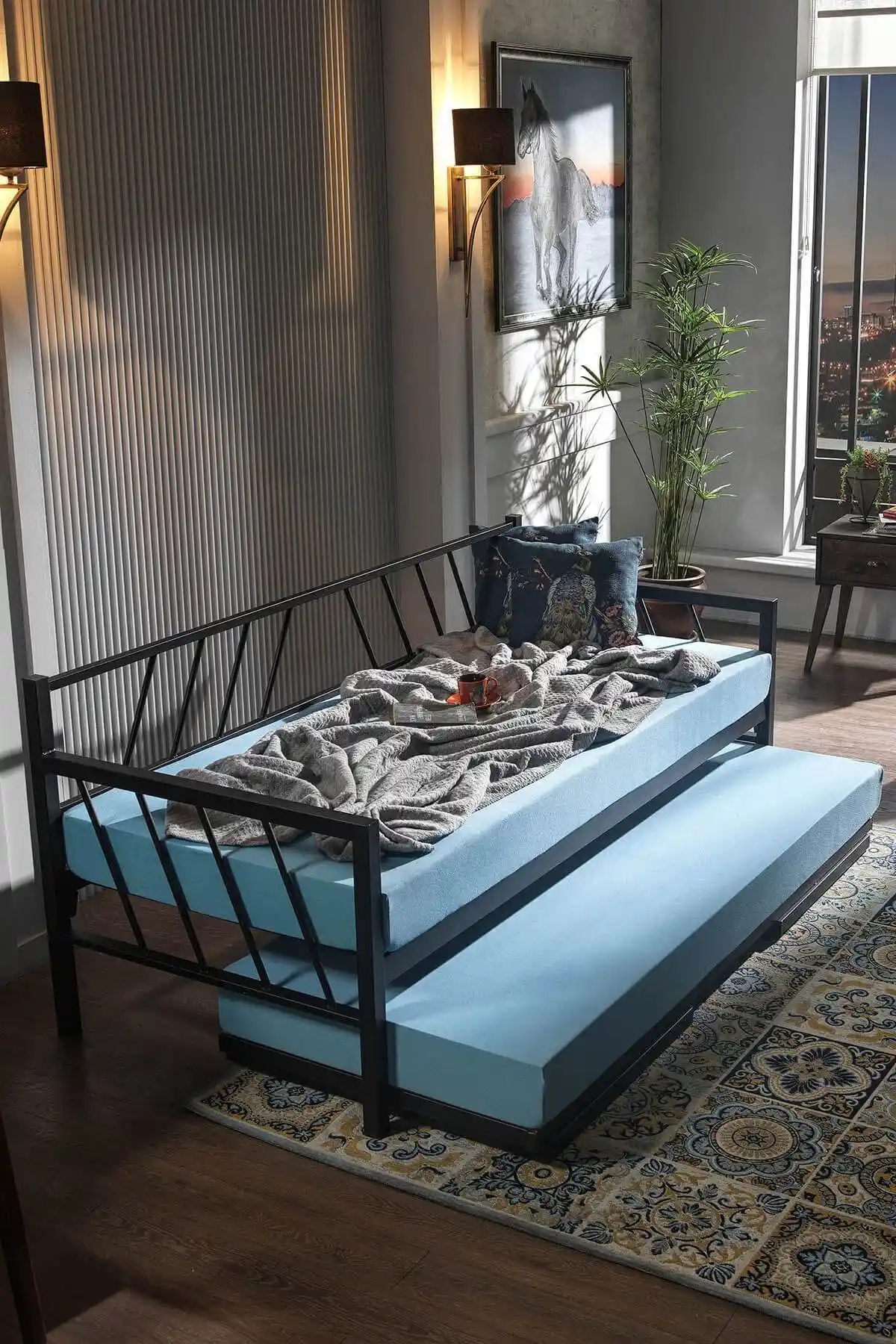 Unimet Glory Yavrulu Daybed Modern ve İşlevsel Yatak Çözümü 90x200 Ölçülerle