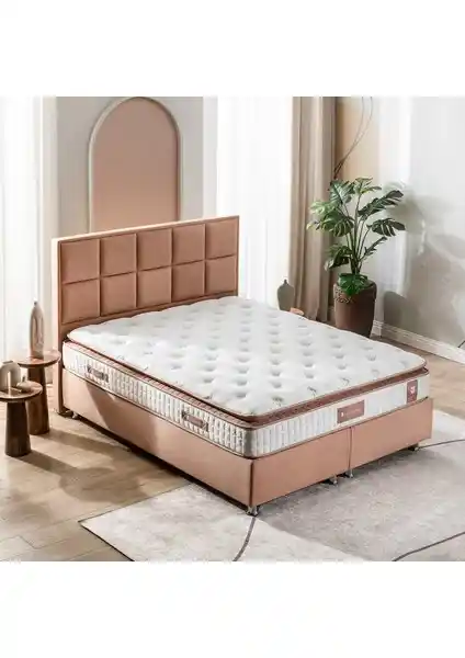 US. Sleeping Ultra Ortopedik Touch Brown Yatak 150x200 cm, Dayanıklı ve Konforlu Tasarım